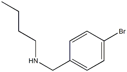 [(4-bromophenyl)methyl](butyl)amine Struktur