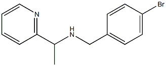 [(4-bromophenyl)methyl][1-(pyridin-2-yl)ethyl]amine Struktur