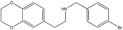 [(4-bromophenyl)methyl][2-(2,3-dihydro-1,4-benzodioxin-6-yl)ethyl]amine Struktur