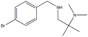 [(4-bromophenyl)methyl][2-(dimethylamino)-2-methylpropyl]amine Struktur