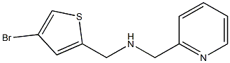 [(4-bromothiophen-2-yl)methyl](pyridin-2-ylmethyl)amine Struktur