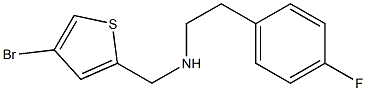 [(4-bromothiophen-2-yl)methyl][2-(4-fluorophenyl)ethyl]amine Struktur