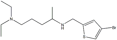 [(4-bromothiophen-2-yl)methyl][5-(diethylamino)pentan-2-yl]amine Struktur