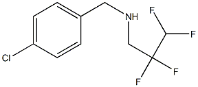 [(4-chlorophenyl)methyl](2,2,3,3-tetrafluoropropyl)amine Struktur