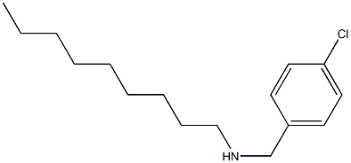 [(4-chlorophenyl)methyl](nonyl)amine Struktur