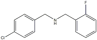 [(4-chlorophenyl)methyl][(2-fluorophenyl)methyl]amine Struktur