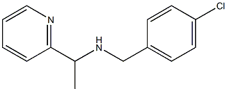 [(4-chlorophenyl)methyl][1-(pyridin-2-yl)ethyl]amine Struktur