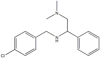 [(4-chlorophenyl)methyl][2-(dimethylamino)-1-phenylethyl]amine Struktur