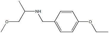 [(4-ethoxyphenyl)methyl](1-methoxypropan-2-yl)amine Struktur