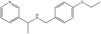 [(4-ethoxyphenyl)methyl][1-(pyridin-3-yl)ethyl]amine Struktur