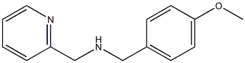 [(4-methoxyphenyl)methyl](pyridin-2-ylmethyl)amine Struktur