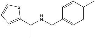 [(4-methylphenyl)methyl][1-(thiophen-2-yl)ethyl]amine Struktur