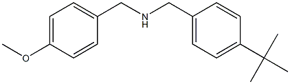 [(4-tert-butylphenyl)methyl][(4-methoxyphenyl)methyl]amine Struktur