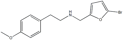 [(5-bromofuran-2-yl)methyl][2-(4-methoxyphenyl)ethyl]amine Struktur