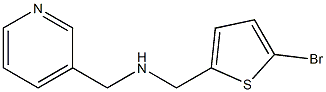 [(5-bromothiophen-2-yl)methyl](pyridin-3-ylmethyl)amine Struktur