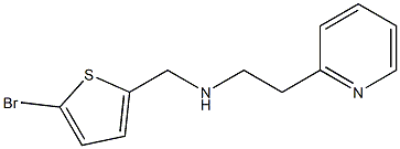 [(5-bromothiophen-2-yl)methyl][2-(pyridin-2-yl)ethyl]amine Struktur