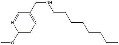 [(6-methoxypyridin-3-yl)methyl](octyl)amine Struktur