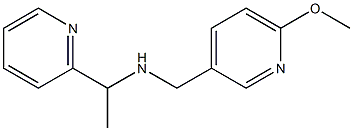 [(6-methoxypyridin-3-yl)methyl][1-(pyridin-2-yl)ethyl]amine Struktur