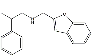 [1-(1-benzofuran-2-yl)ethyl](2-phenylpropyl)amine Struktur