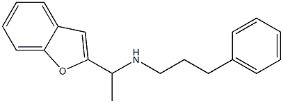 [1-(1-benzofuran-2-yl)ethyl](3-phenylpropyl)amine Struktur