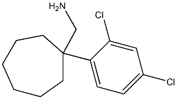 [1-(2,4-dichlorophenyl)cycloheptyl]methanamine Struktur