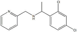 [1-(2,4-dichlorophenyl)ethyl](pyridin-2-ylmethyl)amine Struktur