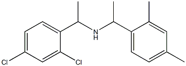 [1-(2,4-dichlorophenyl)ethyl][1-(2,4-dimethylphenyl)ethyl]amine Struktur