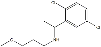 [1-(2,5-dichlorophenyl)ethyl](3-methoxypropyl)amine Struktur