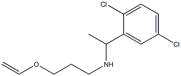 [1-(2,5-dichlorophenyl)ethyl][3-(ethenyloxy)propyl]amine Struktur