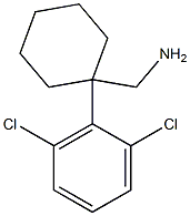 [1-(2,6-dichlorophenyl)cyclohexyl]methanamine Struktur