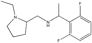 [1-(2,6-difluorophenyl)ethyl][(1-ethylpyrrolidin-2-yl)methyl]amine Struktur