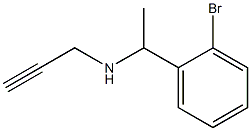 [1-(2-bromophenyl)ethyl](prop-2-yn-1-yl)amine Struktur