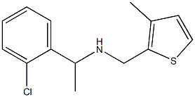 [1-(2-chlorophenyl)ethyl][(3-methylthiophen-2-yl)methyl]amine Struktur