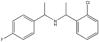 [1-(2-chlorophenyl)ethyl][1-(4-fluorophenyl)ethyl]amine Struktur