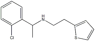 [1-(2-chlorophenyl)ethyl][2-(thiophen-2-yl)ethyl]amine Struktur