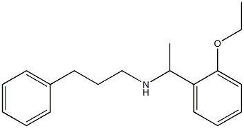 [1-(2-ethoxyphenyl)ethyl](3-phenylpropyl)amine Struktur