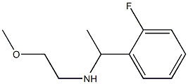 [1-(2-fluorophenyl)ethyl](2-methoxyethyl)amine Struktur