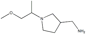 [1-(2-methoxy-1-methylethyl)pyrrolidin-3-yl]methylamine Struktur