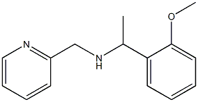 [1-(2-methoxyphenyl)ethyl](pyridin-2-ylmethyl)amine Struktur