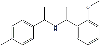 [1-(2-methoxyphenyl)ethyl][1-(4-methylphenyl)ethyl]amine Struktur