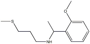 [1-(2-methoxyphenyl)ethyl][3-(methylsulfanyl)propyl]amine Struktur