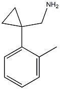 [1-(2-methylphenyl)cyclopropyl]methanamine Struktur