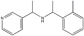 [1-(2-methylphenyl)ethyl][1-(pyridin-3-yl)ethyl]amine Struktur