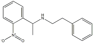 [1-(2-nitrophenyl)ethyl](2-phenylethyl)amine Struktur