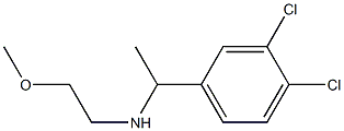 [1-(3,4-dichlorophenyl)ethyl](2-methoxyethyl)amine Struktur