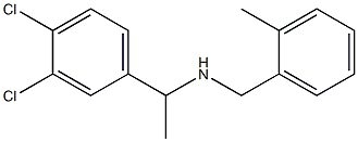 [1-(3,4-dichlorophenyl)ethyl][(2-methylphenyl)methyl]amine Struktur