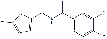 [1-(3,4-dichlorophenyl)ethyl][1-(5-methylthiophen-2-yl)ethyl]amine Struktur