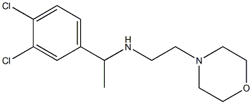 [1-(3,4-dichlorophenyl)ethyl][2-(morpholin-4-yl)ethyl]amine Struktur