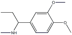 [1-(3,4-dimethoxyphenyl)propyl](methyl)amine Struktur