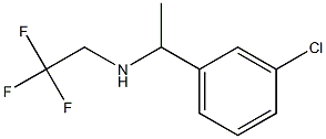 [1-(3-chlorophenyl)ethyl](2,2,2-trifluoroethyl)amine Struktur